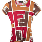 Fendi FF Logo Short Sleeve Top Pink