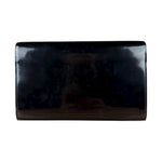 Saint Laurent Cassandre Leather Wallet on Chain Bag Black