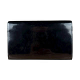 Saint Laurent Cassandre Leather Wallet on Chain Bag Black