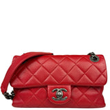 Chanel Striking Red Quilted Rocks Small Flap Bag 2014