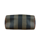 Fendi Vintage Pequin Stripped Nano Boston Bag
