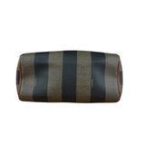 Fendi Vintage Pequin Stripped Nano Boston Bag