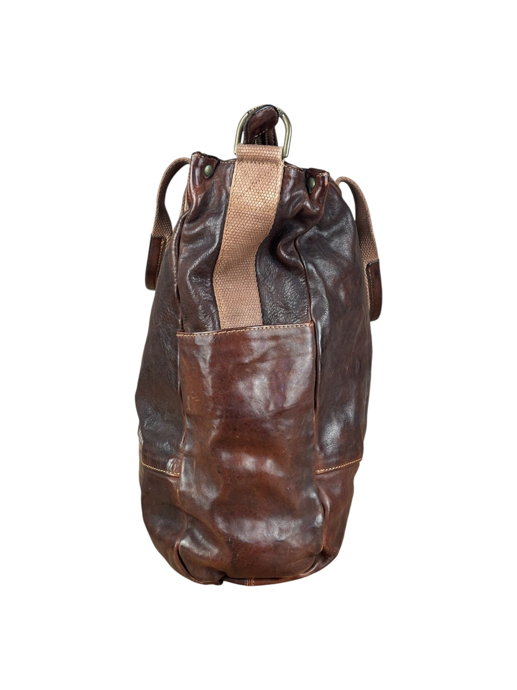 Campomaggi Dark Brown Leather 2 Way Tote