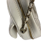Chanel CC In Love White Quilted Leather Heart Bag 2022