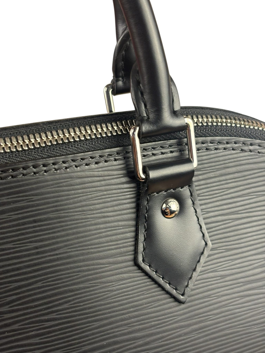 Louis Vuitton Black Epi Leather Alma Handbag PM