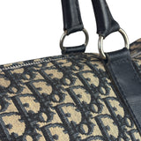 Christian Dior Vintage Black Trotter Boston Travel Bag