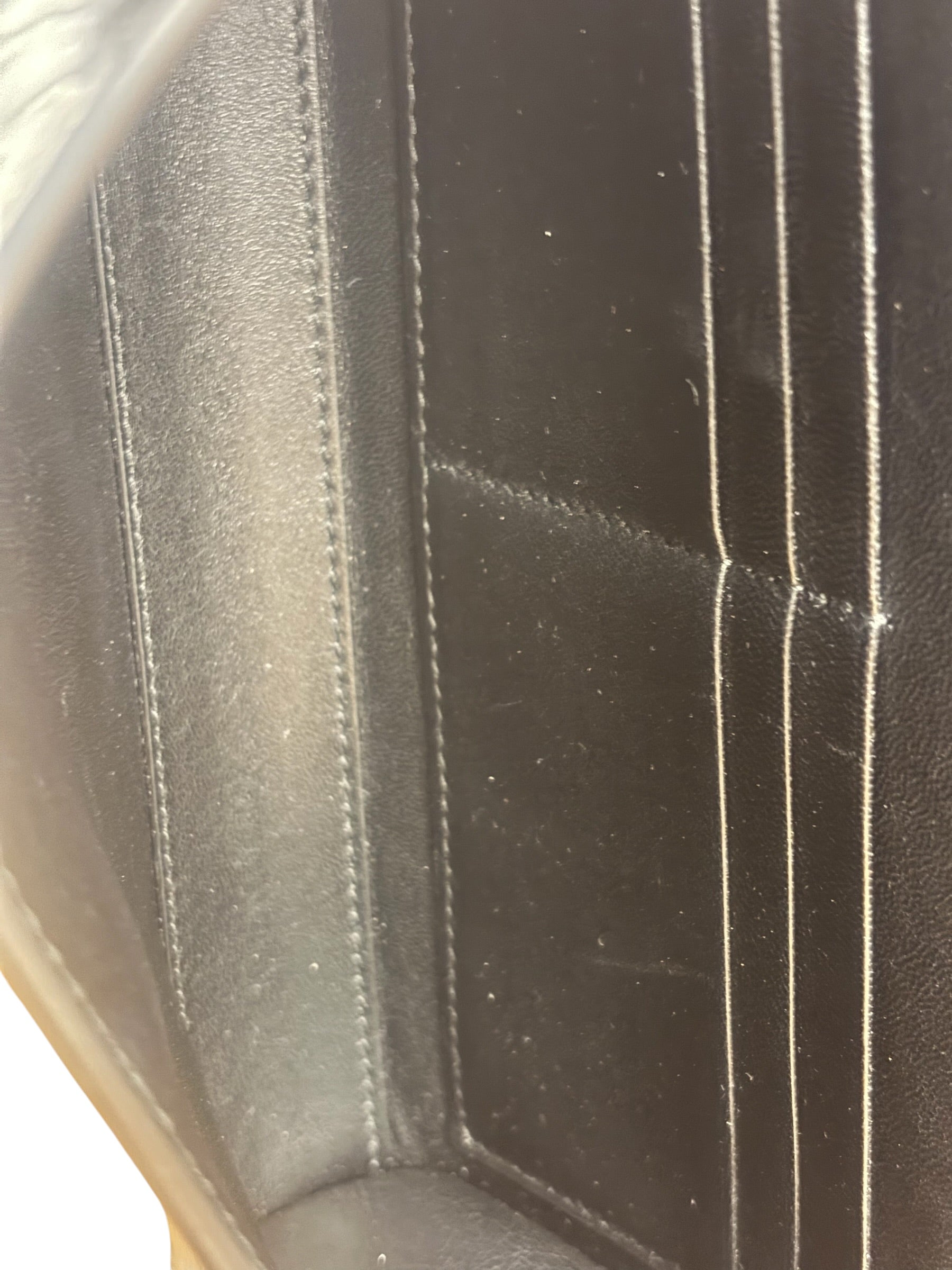 Balenciaga Black Leather Le City Clutch
