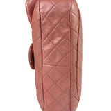 Chanel Pink Quilted Lambskin Timeless Chain Shoulder Bag 2010