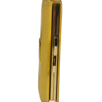Yves Saint Laurent Yellow Leather Square Compact Wallet