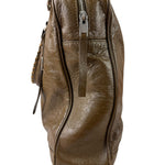 Balenciaga Brown Motocross Classic Travel Bag