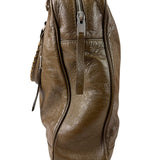 Balenciaga Brown Motocross Classic Travel Bag