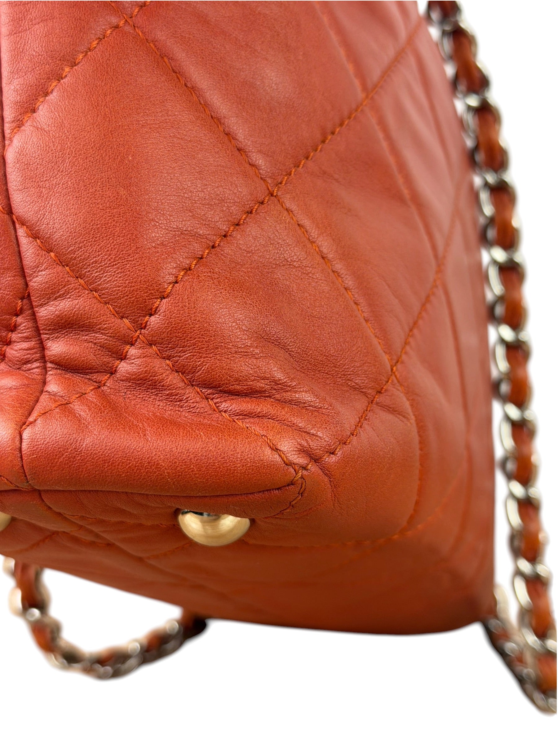 Chanel Quilted Lambskin In The Business North/South Tote 2010