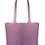 Chanel Purple Jelly Rubber Small Tote Bag Early 2000's
