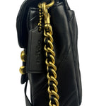 Coach Black Nappa Leather Tabby Shoulder Bag