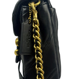 Coach Black Nappa Leather Tabby Shoulder Bag