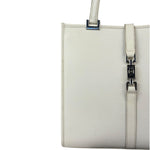 Gucci Off-White Leather Piston Lock Jackie Tote