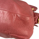 Balenciaga Pink Lambskin Velo Moto Two-Way Bag