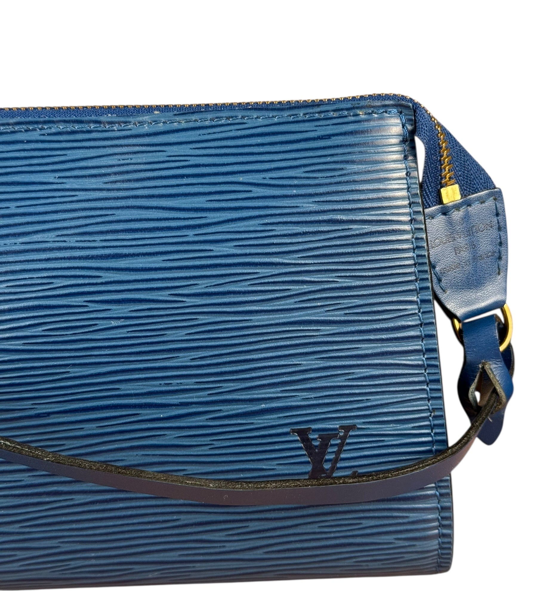 Louis Vuitton Epi Leather Pochette Blue