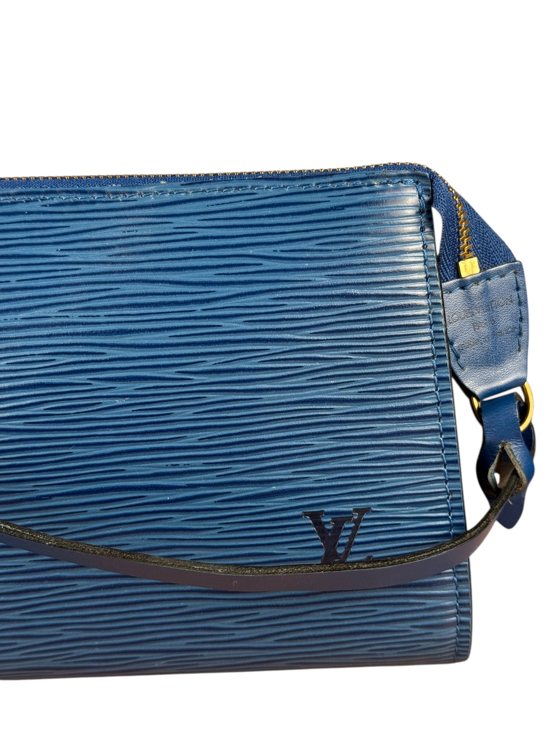 Louis Vuitton Epi Leather Pochette Blue