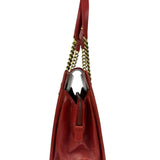 Chanel Red Leather Large Jetsetter Boy 2Way Handbag 2011