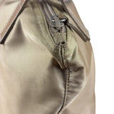 Prada Vintage Beige Nylon Top Handle Bag
