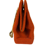 Chanel Vintage Red Quilted Tweed Shoulder Bag 1994