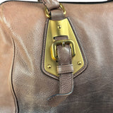 Prada Bicolor Cervo Ombre Leather Top Handle Bag