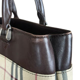 Burberry Vintage Canvas Nova Check Tote