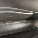 Gucci Black Leather Bamboo Night Small Clutch/Pochette