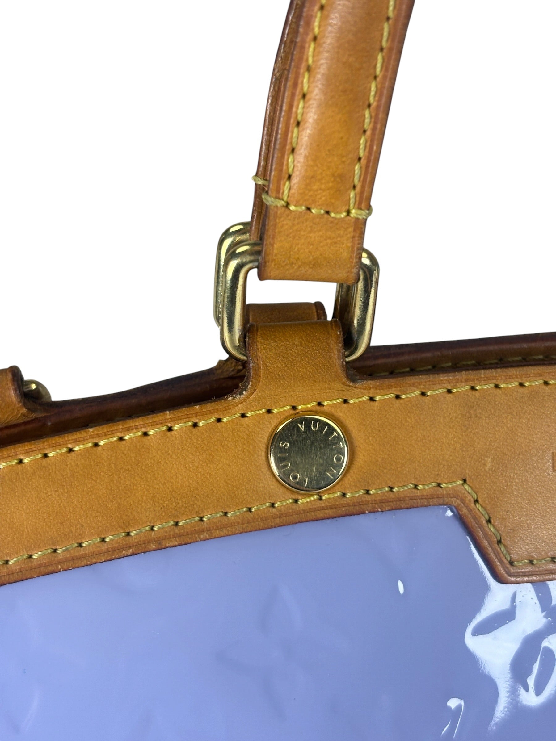 Louis Vuitton Purple Vernis Brea Two-Way Bag