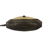 Gucci Brown Leather Trim Jackie 1961 Hobo Bag