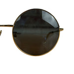 Celine Vintage Gold Round Frame Sunglasses