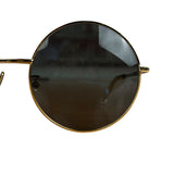 Celine Vintage Gold Round Frame Sunglasses