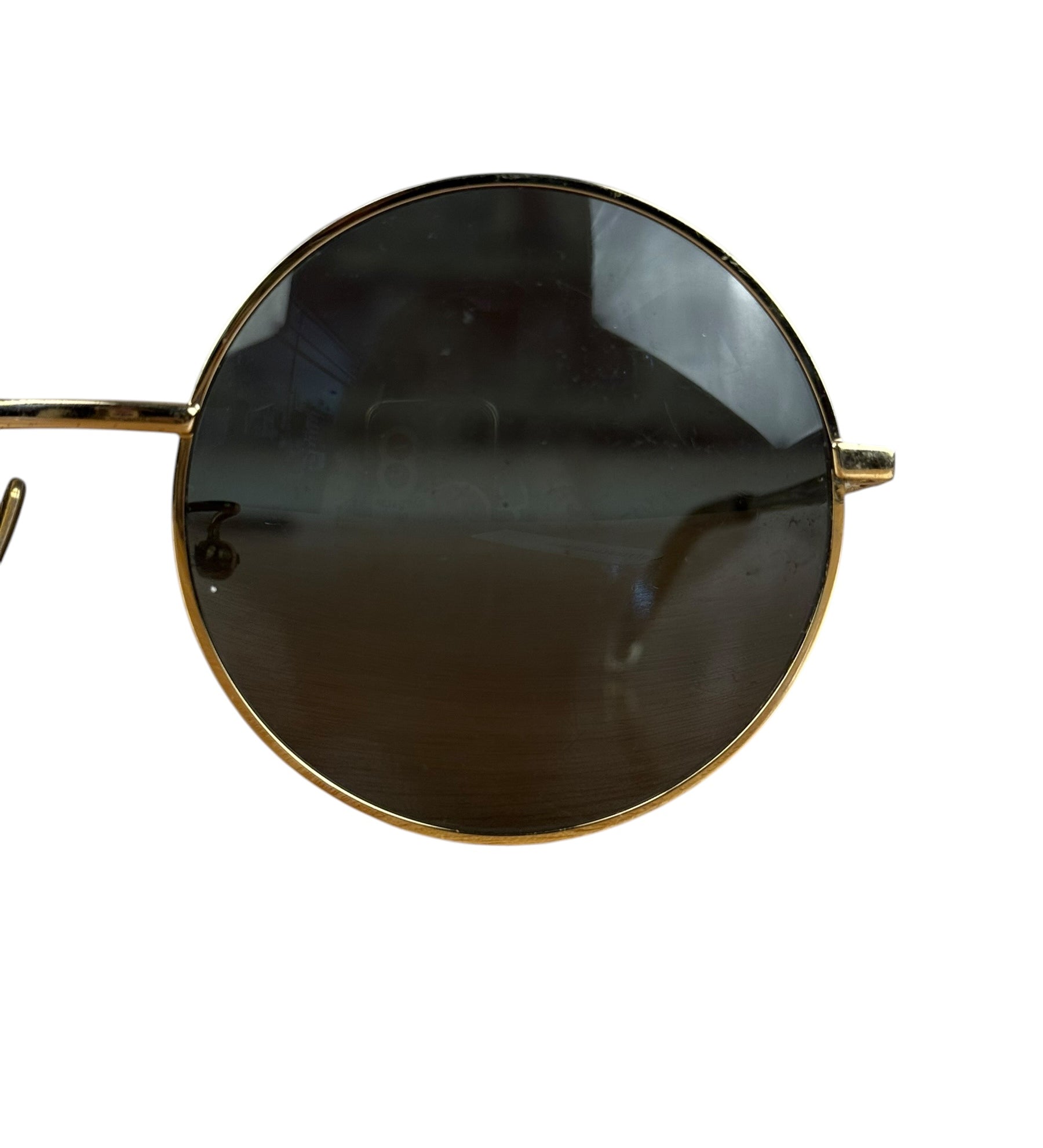 Celine Vintage Gold Round Frame Sunglasses