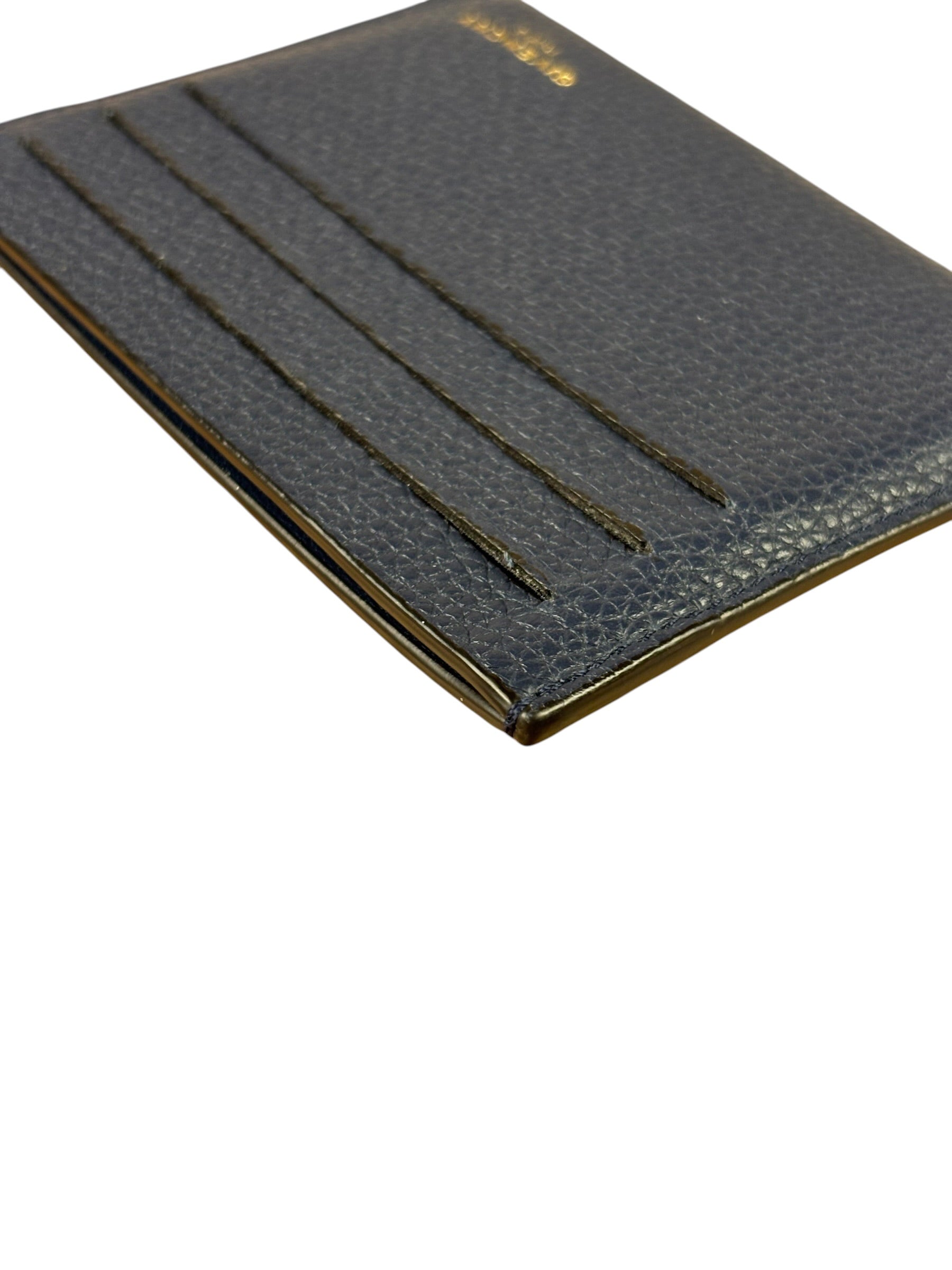 Givenchy Navy Blue Leather Card Holder