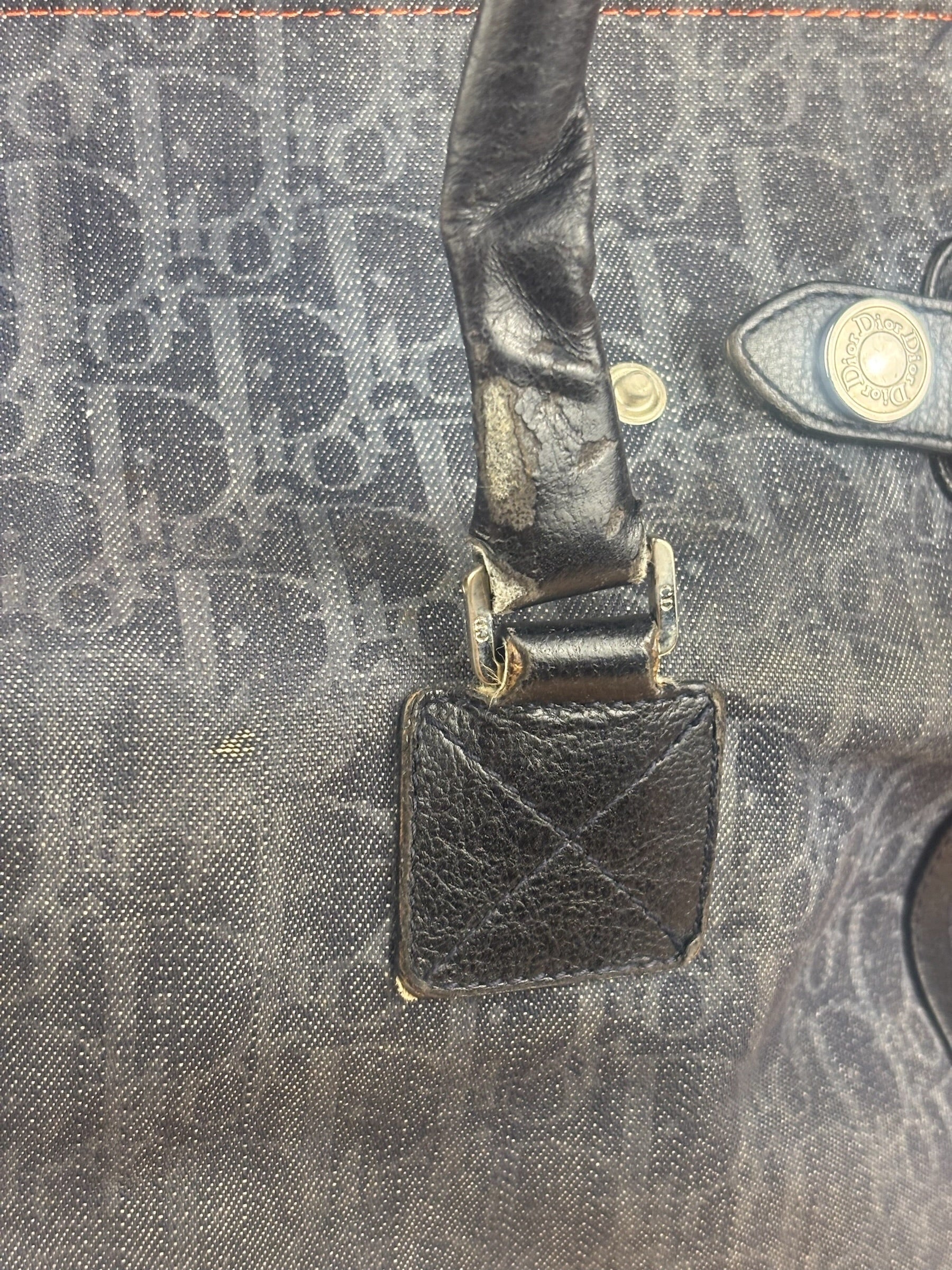 Christan Dior Vintage Diorissimo Flight Trotter Tote