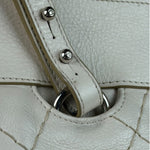 Chanel Beige Quilted Leather Tote 2009