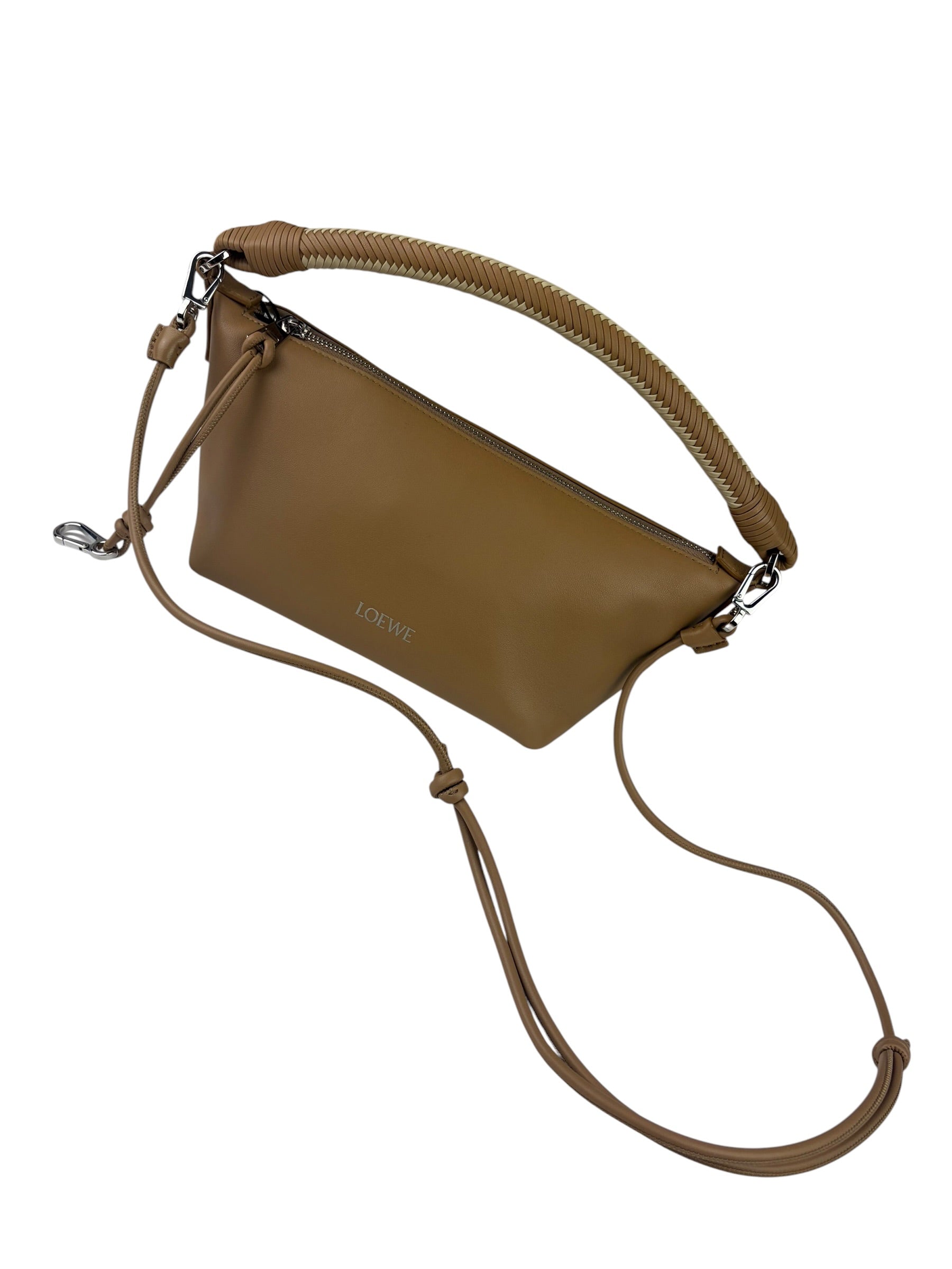 Loewe Beige Lambskin Cala Mini Two-Way Bag