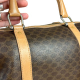 Celine Macadam Vintage Mini Boston Handbag