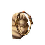 Gucci Champagne Round Dial Brown Strap