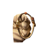 Gucci Champagne Round Dial Brown Strap