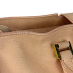 YSL Vintage Classic Y Cabas Peach Leather 2Way Handbag