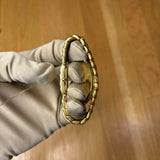 Fendi Gold Plated Rectangular Champagne Dial