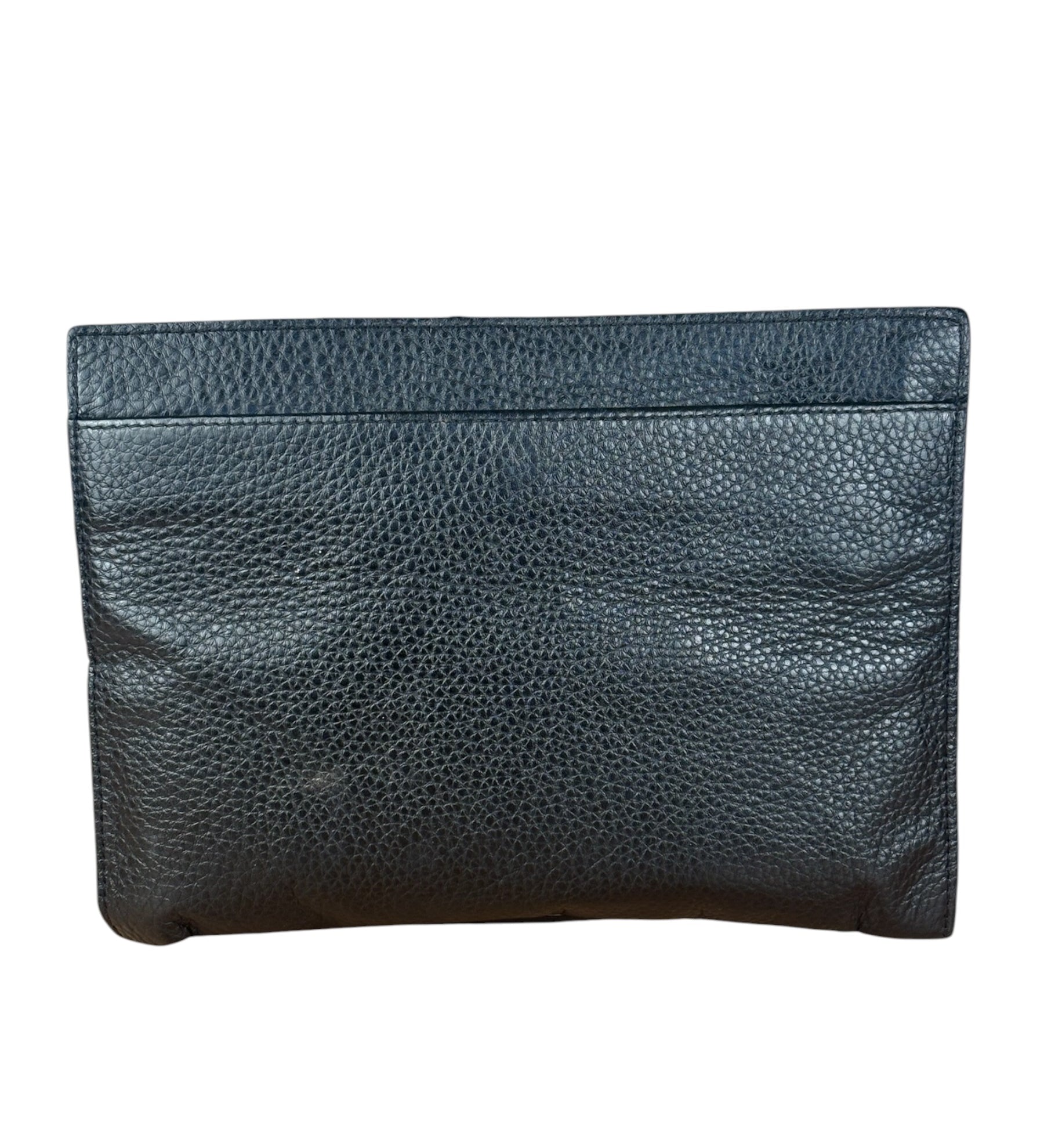 Tom Ford Black Leather Alix Clutch