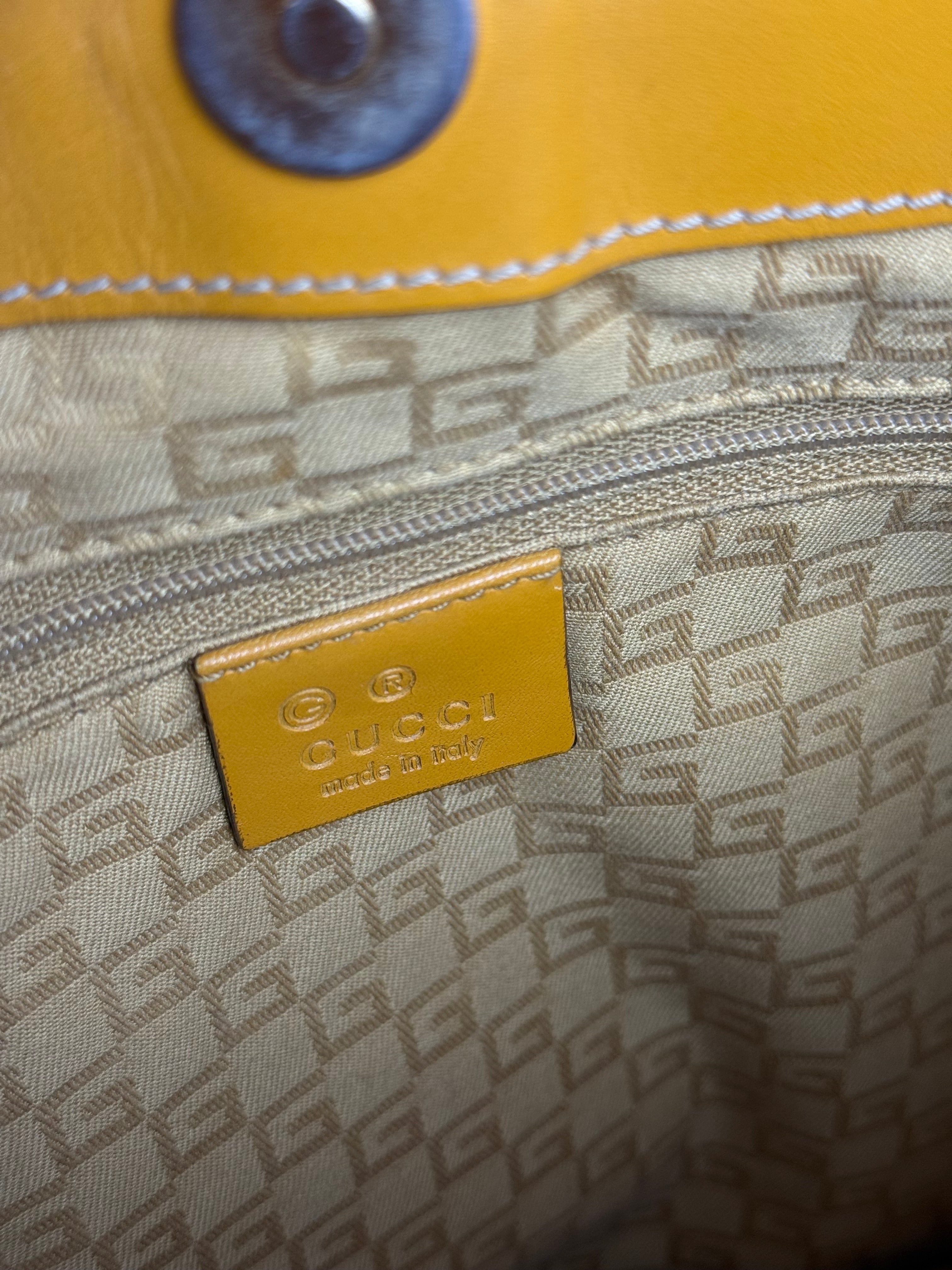 Gucci Vintage Tattoo Heart GG Shoulder Bag