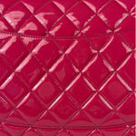 Chanel Hot Pink Large Patent Leather Double Flap Shoulder Bag 2014
