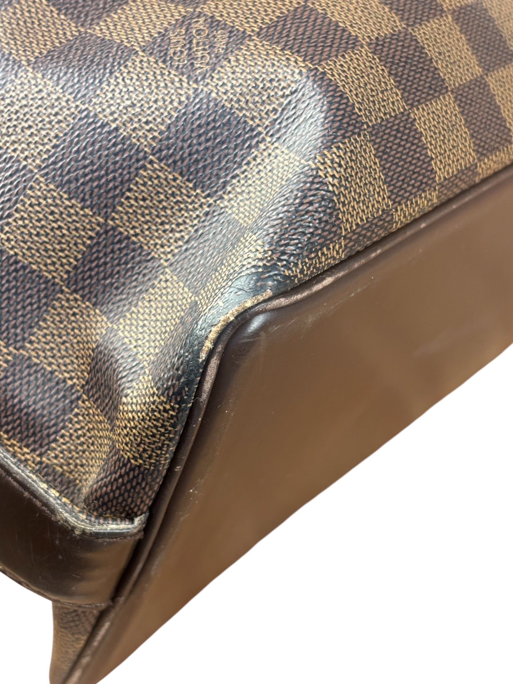 Louis Vuitton Damier Ebene Columbine Shoulder/Tote Bag