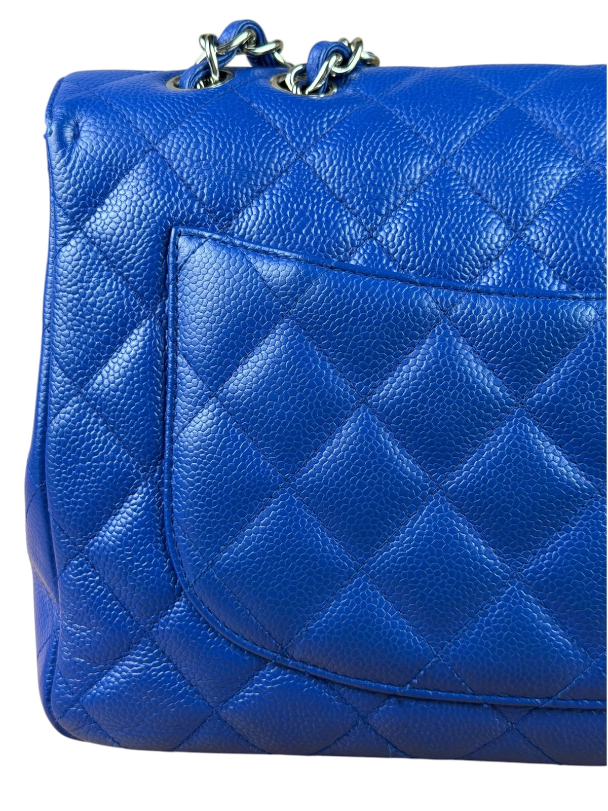 Chanel Royal Blue Caviar M Flap 2009
