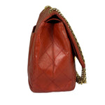 Chanel Red Quilted Leather 2.55 Reissue Double Flap Bag 2010