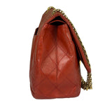 Chanel Red Quilted Leather 2.55 Reissue Double Flap Bag 2010